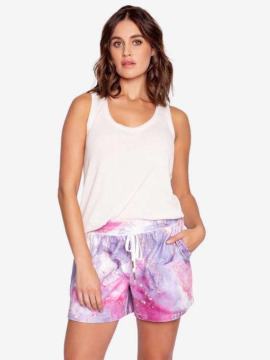 Short de pyjama Marble Mayhem de PJ SALVAGE CO.