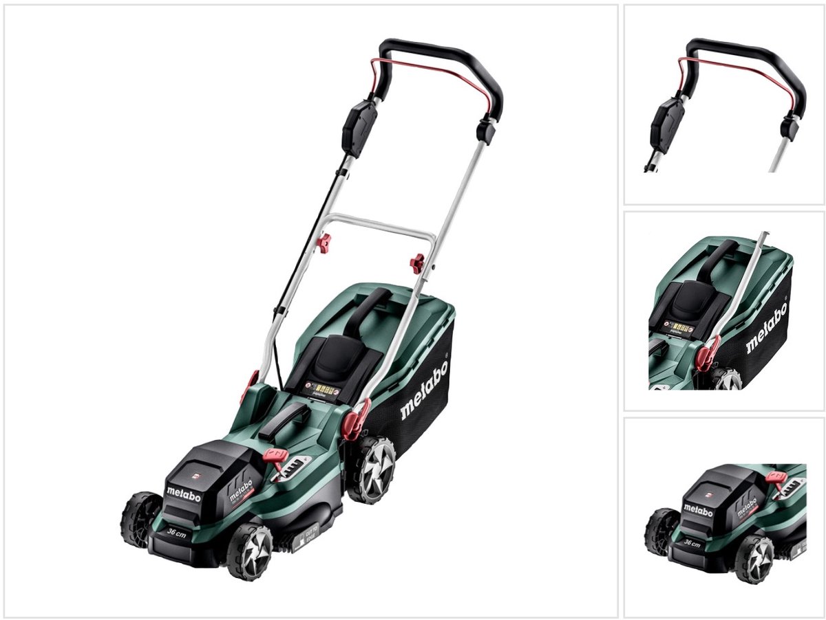Metabo RM 36-18 LTX BL 36 Grasmaaier Accu Zonder accu 18 V Snijbreedte max. 36 cm
