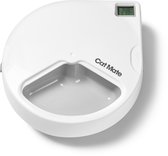 Cat Mate Automatische Voerbak voor Huisdieren voor katten en kleine honden - Voerautomat met digitale timer - 3 x 330G maaltijdbakken - wit C300
