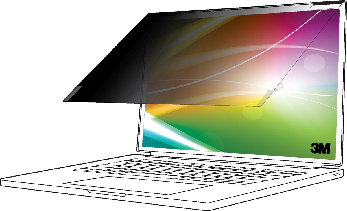3M Bright Screen Privacy Filter voor Microsoft® Surface® Pro 8, 9, Pro X 13in, 3:2, BPTMS002