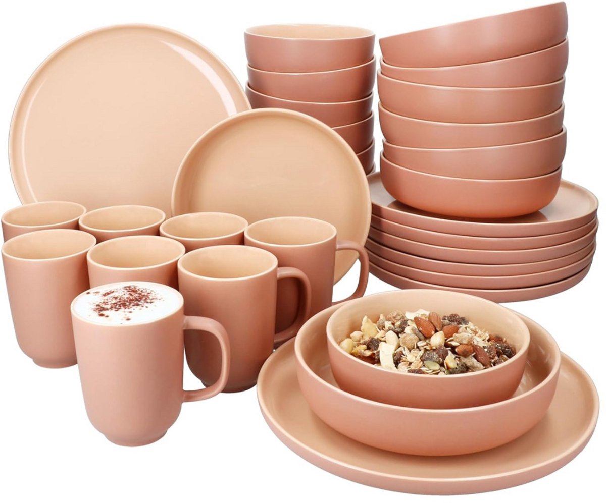 CLGP® Serviesset 8 Persoons - Serviessets - Bordenset - Chique Bordenset - Porselein