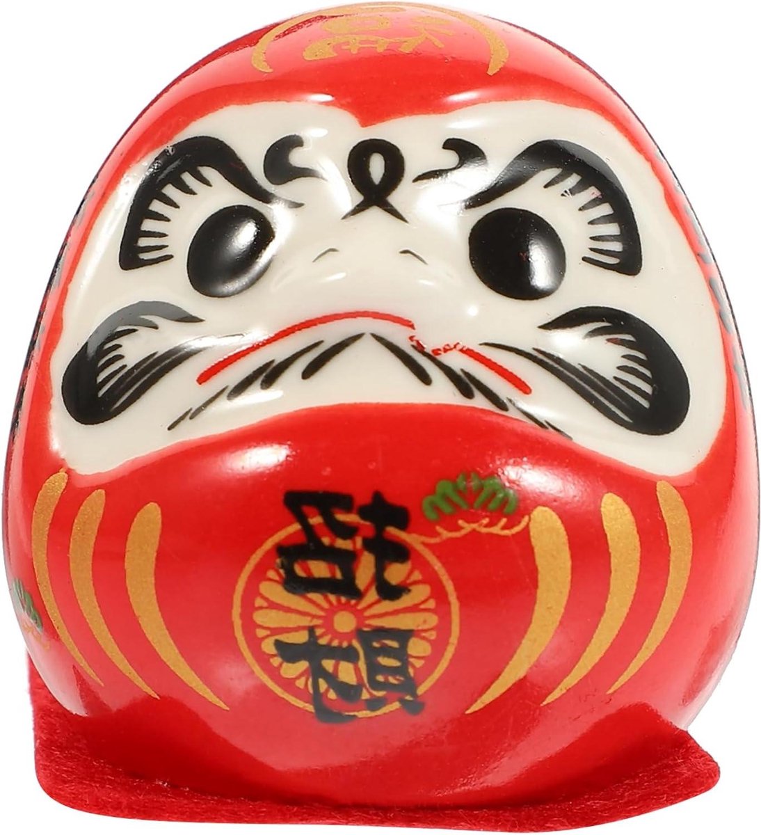 Allecto Plus - Traditioneel Japans Daruma pop standbeeld voor geluk en kantoorinrichting