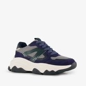 Blue Box dames dad sneakers blauw - Maat 40 - Uitneembare zool