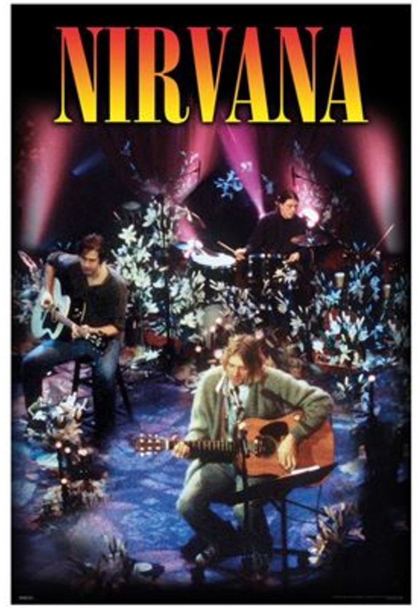 Pyramid Poster Nirvana - Unplugged 61x91,5cm Divers