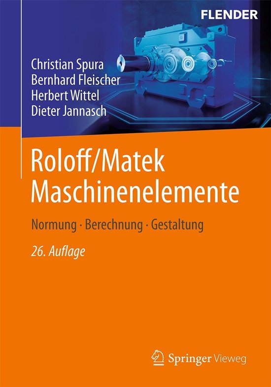 Roloff/Matek Maschinenelemente - cover