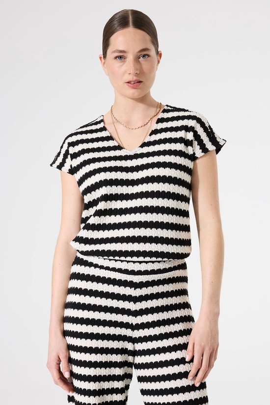 T-shirt uni sans manches Zwart pour femme GARCIA