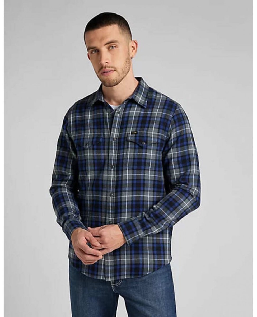 Lee WESTERN ANTHEM S Blauw