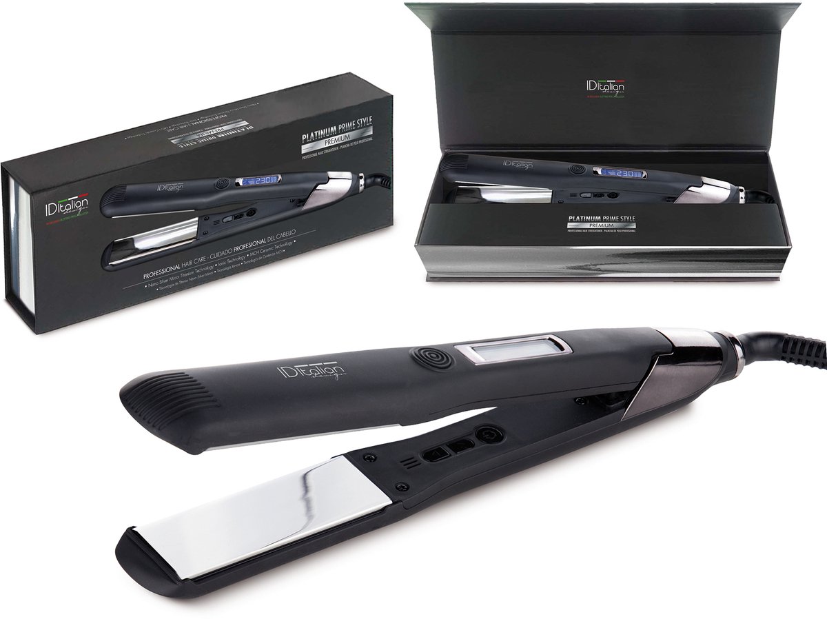 PostQuam IDEPLAT2012 haarstyler Stijltang Warm Zwart 2,6 m