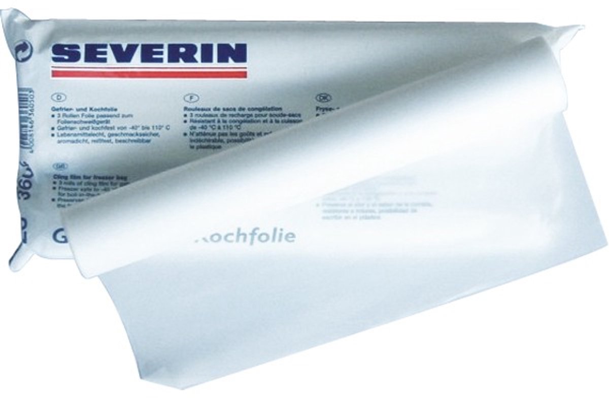 Severin ZU 3608 Vacuümrollen voor SousVide, 3 stuks, 10m bij 28.5cm