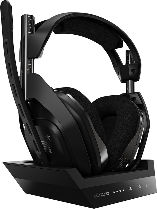 Logitech G ASTRO A50 – Draadloze Gaming Headset – Geschikt voor PS4 – Zilver