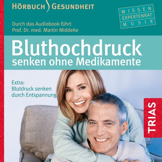 Bluthochdruck senken ohne Medikamente - Hörbuch - cover