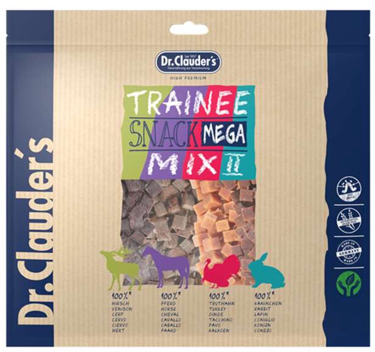 muunchy.de Dr. Clauder´s Dog Snack Trainee Mega Mix | 500g