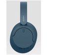 Blauwe Sony WH-CH720N koptelefoon, met Sony logo op de hoofdband.