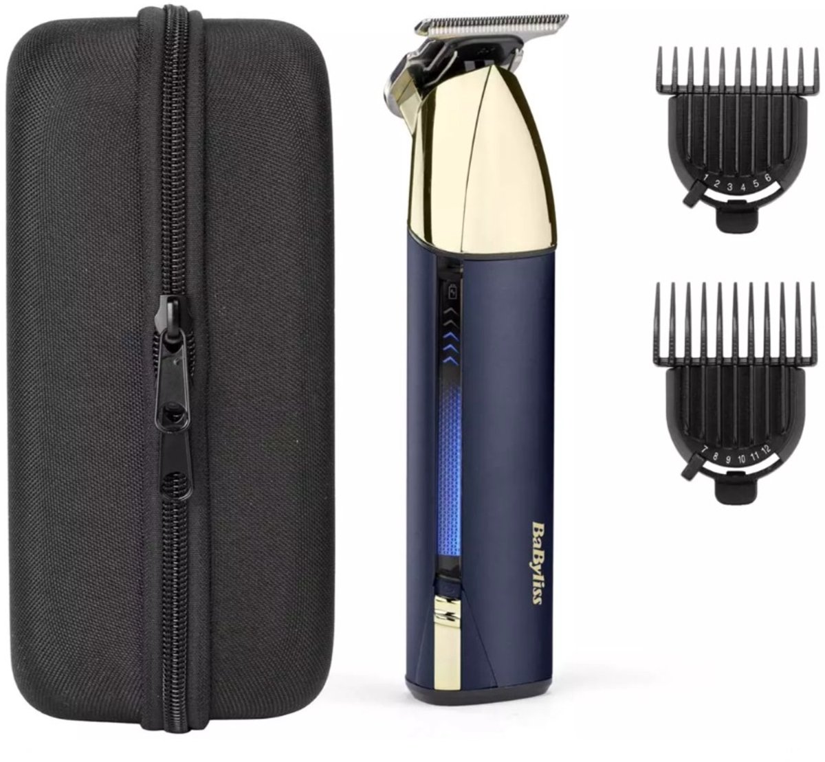 BaByliss Super-X Metal Series Baardtrimmer - Japans Staal T-Mes - Opbergetui - Waterproof