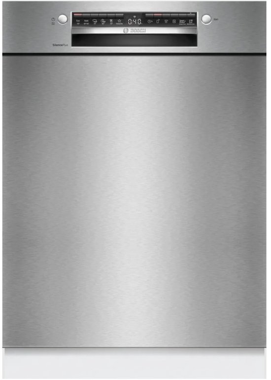 Bosch SMU4ECS28E Serie 4 onderbouw vaatwasser geborsteld staal