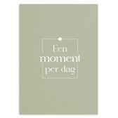 Fyllbooks - Dagboek voor Volwassenen - Een moment per dag - Olijfgroen - Momentendagboek