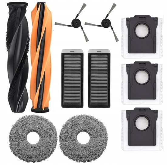 Kit Recambios Para Robot Aspirador Dreame X50 Ultra/L50 Pro/X50 Master - 2 Cepillos, 2 Filtros HEPA, 4 Toallitas Y Más