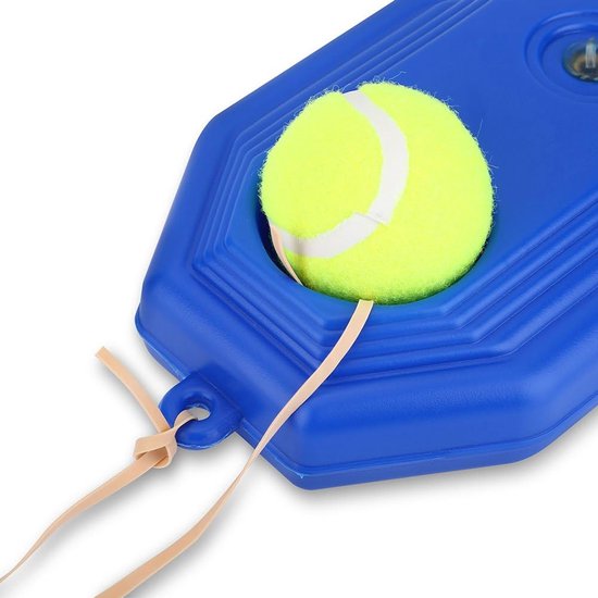 Back Base Trainer Set - Tennisbal met elastisch koord - Solo oefenen - Duurzaam en handig — afbeelding 2