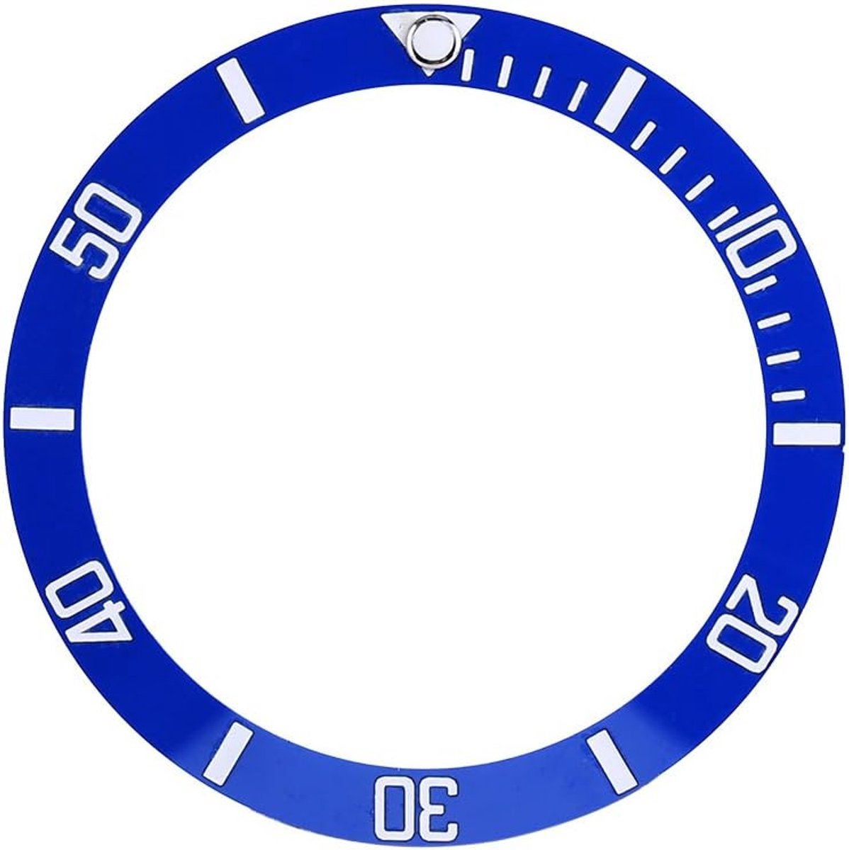 4Colors Watch Bezel Plastic Material Bezel Insert Loop Watch Dial Replacement Part Fashionable Watch Accessories For men and women(Blue)