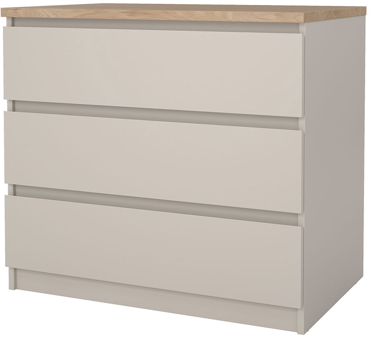 Naia kommode 3 lades eikdecor.