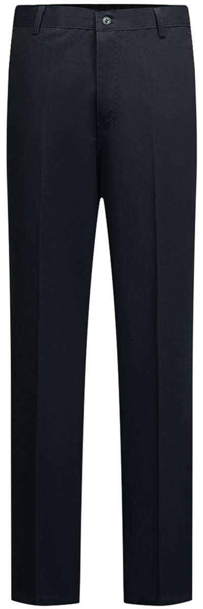 Allthemen Heren Effen Rechte Pij Hoge Taille Comfortabele Broek - Vier Seizoenen - XL