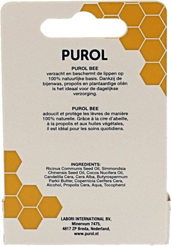 Purol Bee Lippenstick 100% Natuurlijk- 4.8g