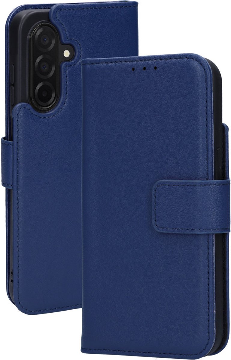Mobiparts Leather Wallet Case geschikt voor Samsung Galaxy A26 - Blauw
