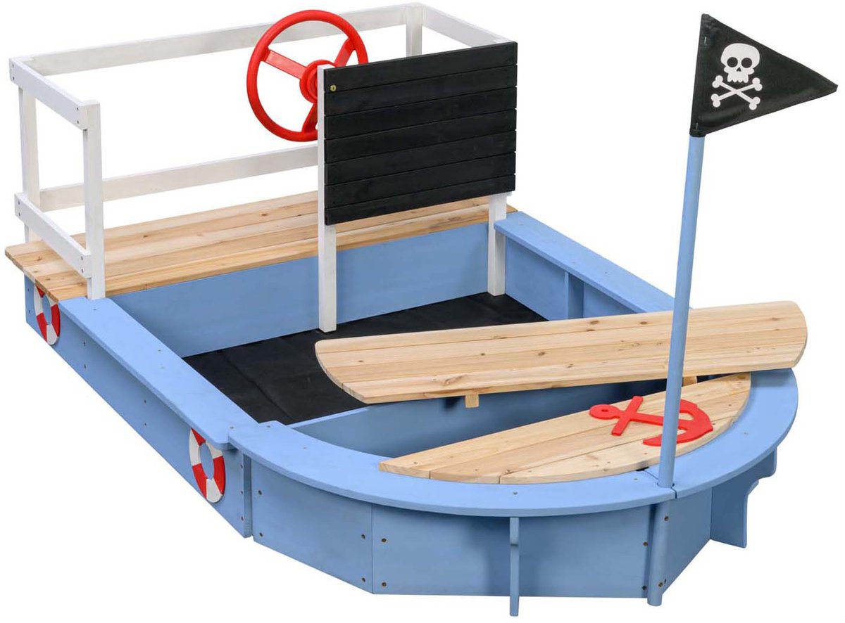 Swing King Kapitein - Zandbak - Blauw