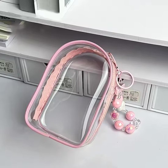 Sac en Pop Labubu Sac bandoulière transparent Avec Perles