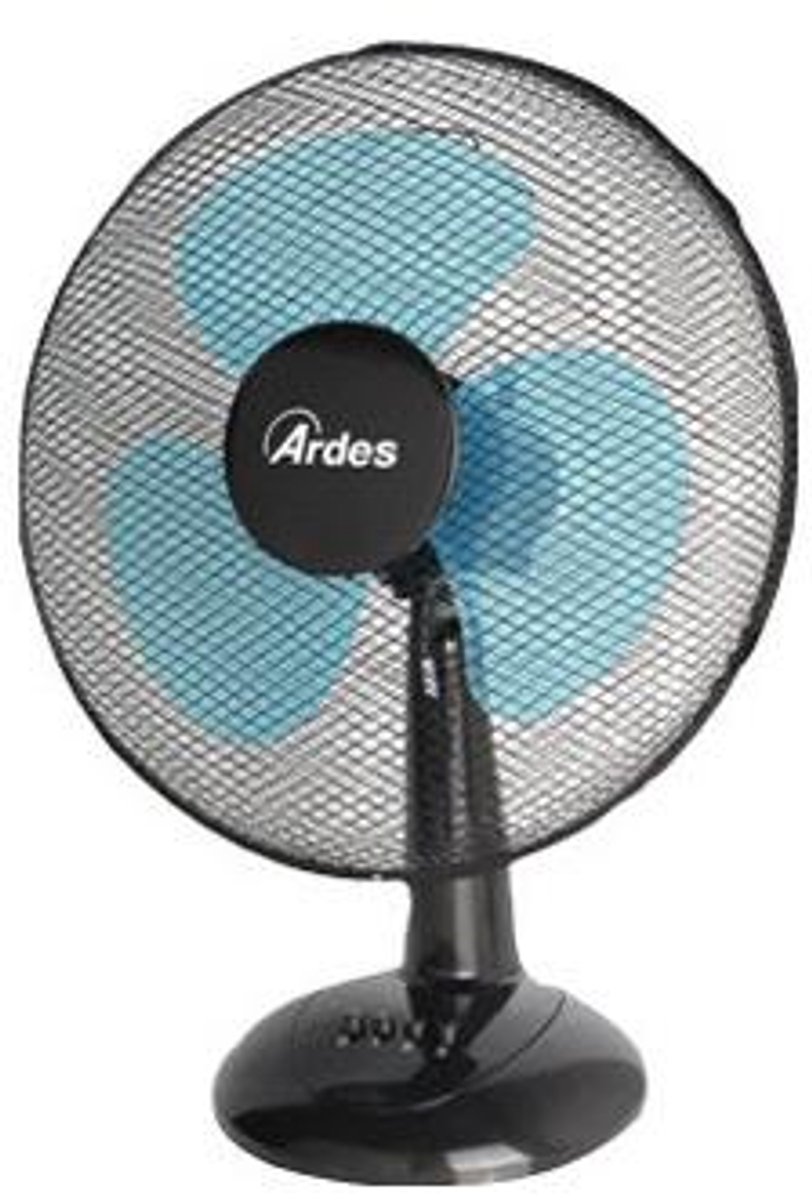 Ardes - Tafelventilator - Zwart/blauw