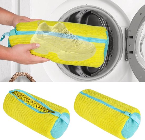 JGS Premium - Schoenen Waszak 2 Stuks voor Sneakers - Dikke Waszak met Ritssluiting - Wasmachine Waszak - Mesh Sneaker Waszak - Schoenwaszak - Shoes Wash Bags