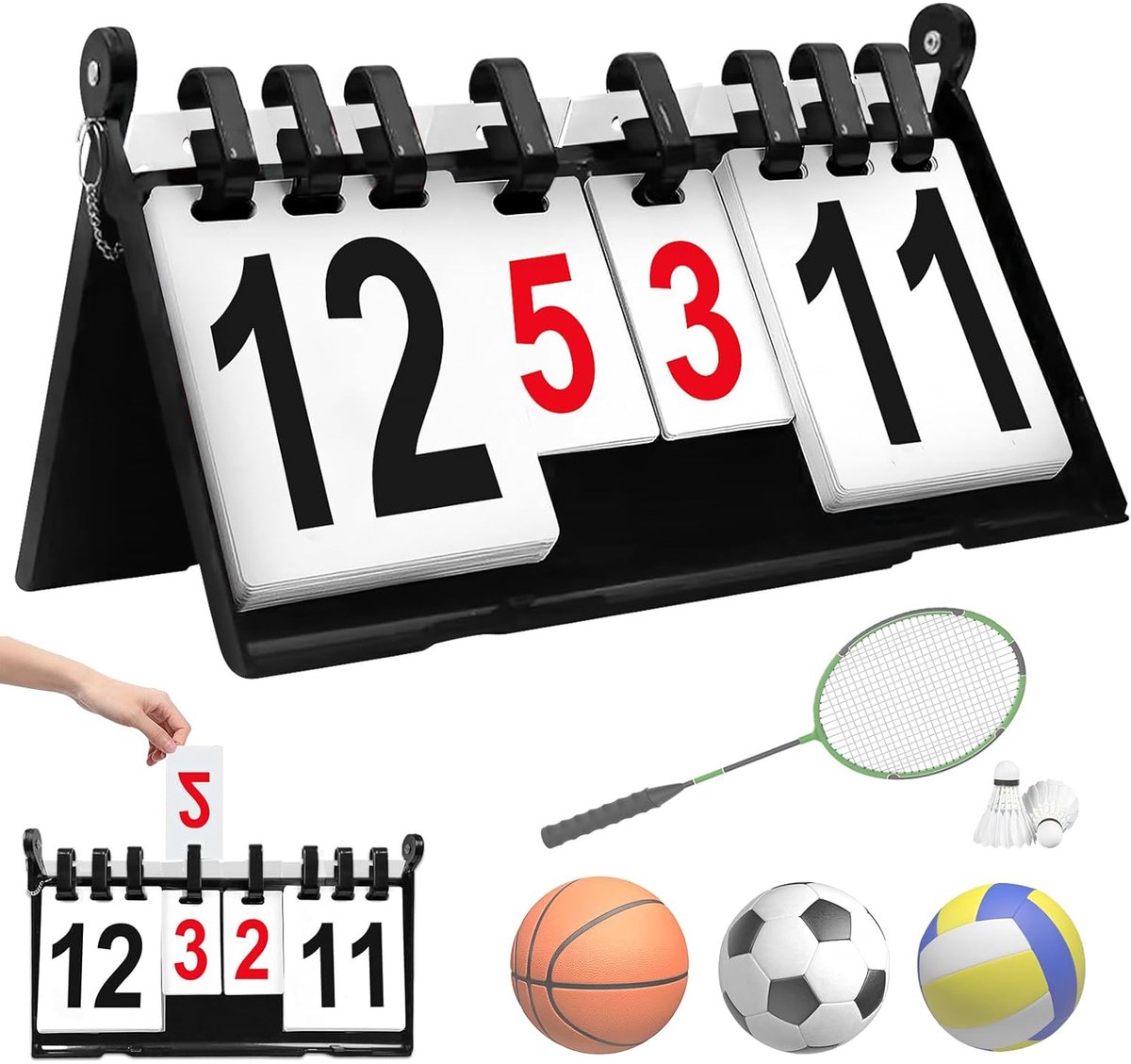 Digitaal Scorebord - Duidelijk Leesbaar - 1 stuk - Groot Formaat - Duurzaam