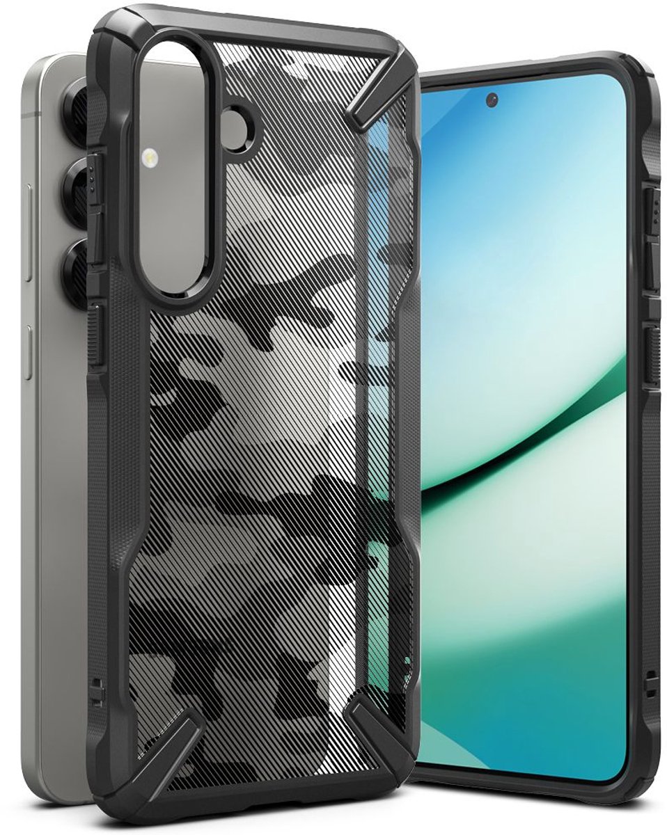 Ringke Fusion X Hoesje Voor Galaxy S25 Plus Bescherming Met Elastiek