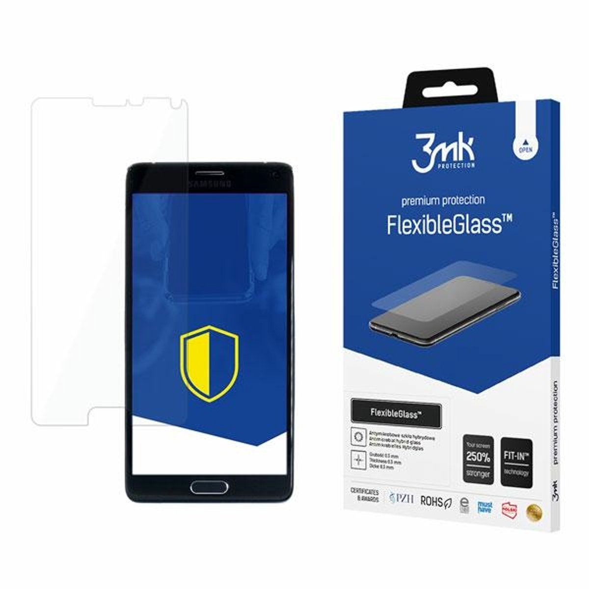 3Mk Flexibel Glas Sam Note 4Hybride Glas