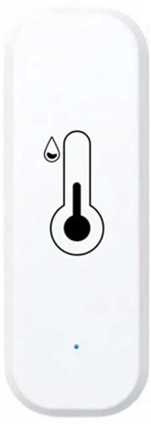 Slimme thermometer, hygrometer, wifi en bluetooth, dual-modus, vochtigheidssensor, kamertemperatuurbewaking met app-bewaking, gegevensopslag voor thuis, broeikas, garage, kelder. 1 stuk