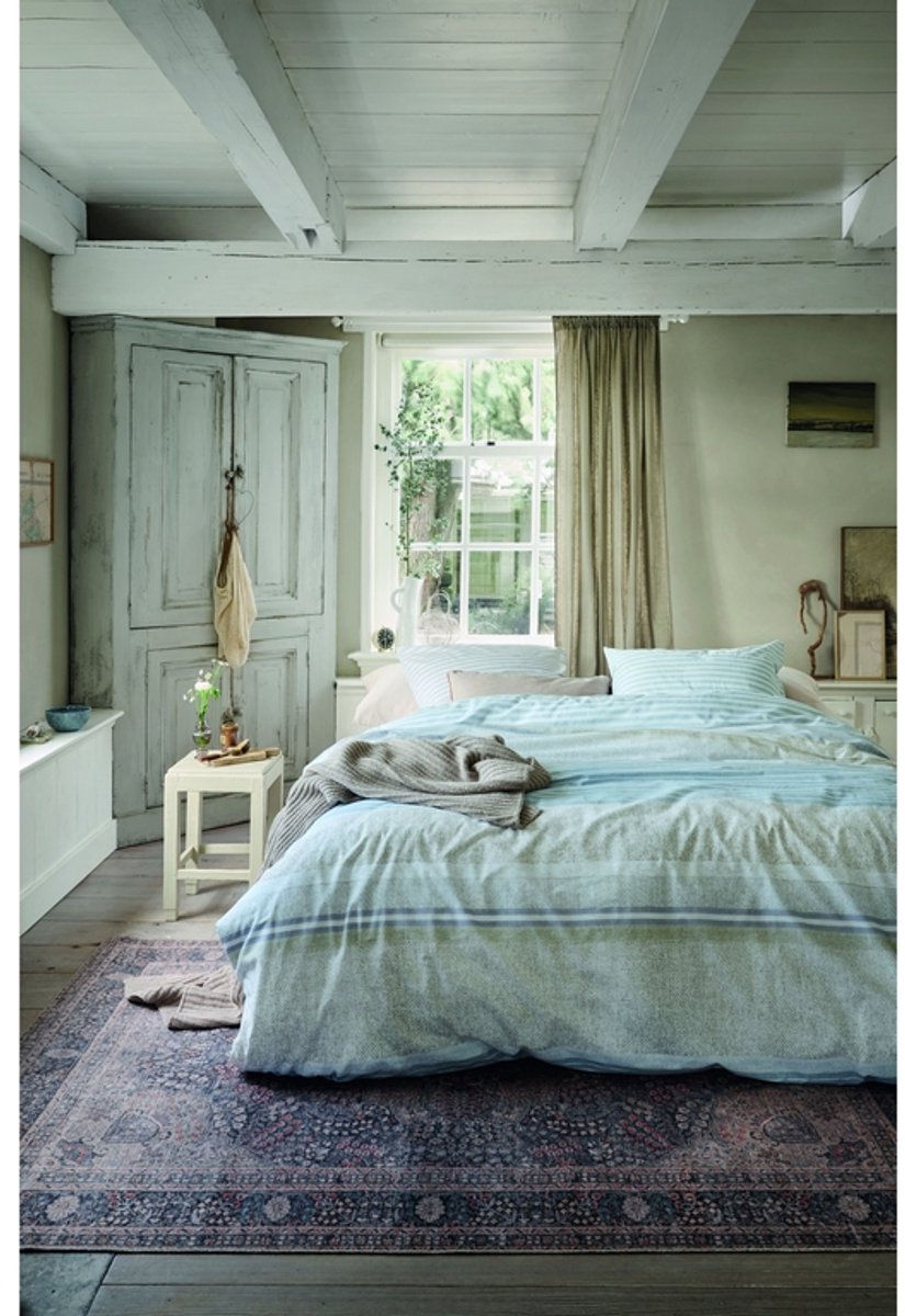 Ariadne at Home Homey dekbedovertrek - Tweepersoons - 200 x 200/220 cm - Blauw
