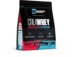 Kosso Nutrition – CreaWhey – Creatine & Eiwit – Vanilla Banana – Spieropbouw & Kracht – 1kg