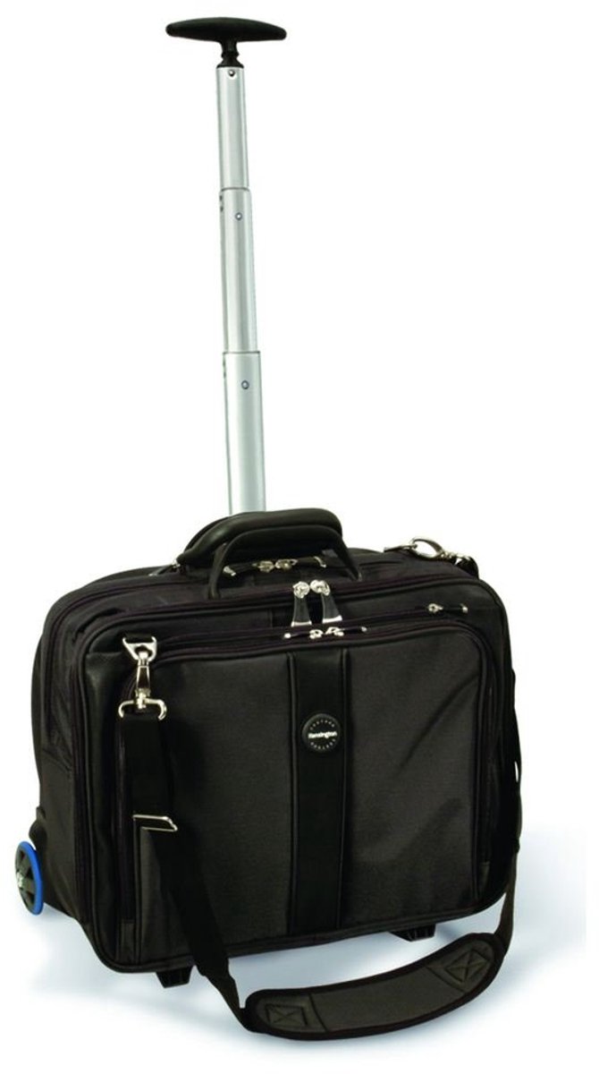 Ibenzoa® Luxe Laptoptrolley met Uittrekbare Handgreep en Meerdere Opbergvakken voor 17 Inch Laptops
