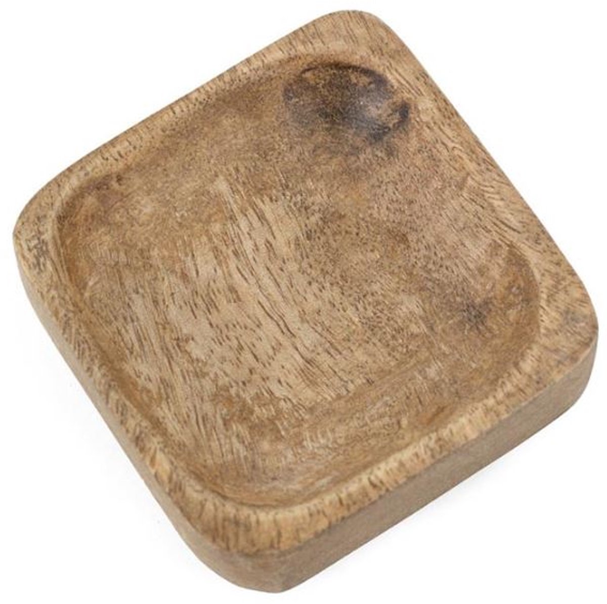 2 stuks homebound by kolony houten zeep schaaltje 7 x 7 x 2 cm hout