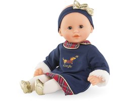 Corolle babypop Calin Margaux Holidays zachte pop 30cm blauw vanillegeur.