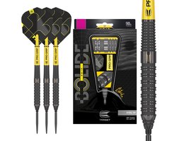 Target Darts Bolide Void Steel Tip Dartpijlen 24 Gram Barrel 02 - 90% Tungsten met Swiss Point Technologie, Pro Grip Shafts en Pro Ultra Flights - Zwarte Titanium Nitride Coating