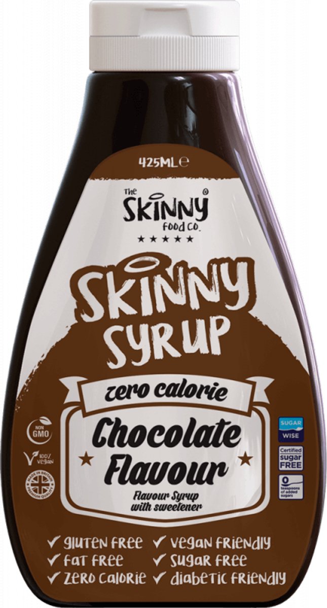 Skinny Foods Skinny Syrup (425ml) Chocolate - Functionele voeding - Sauzen/Siropen