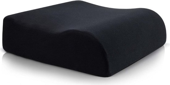 Goodivery ® - Stoelverhoger Voor Auto - Comfortabele Stoelverhoger voor Volwassenen - OEKO-TEX-Hoes - Behoudt Zijn Vorm - 13cm Dik Zitkussen - Perfect voor Autostoel, Kantoorstoelkussen, Sta-Hulp - Premium Zitkussen Verhoging - Zwart