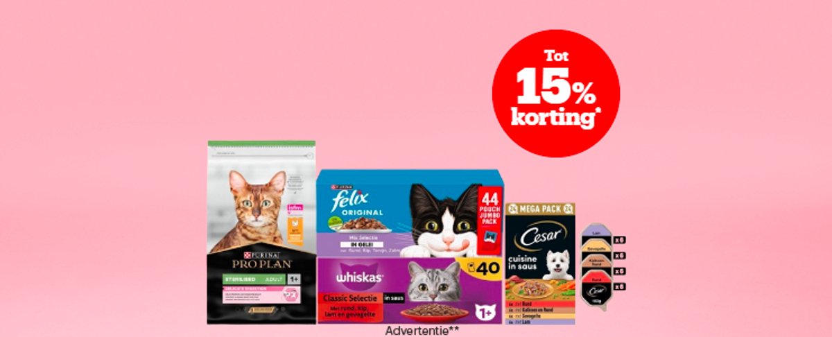 Tot 15% korting* op voer