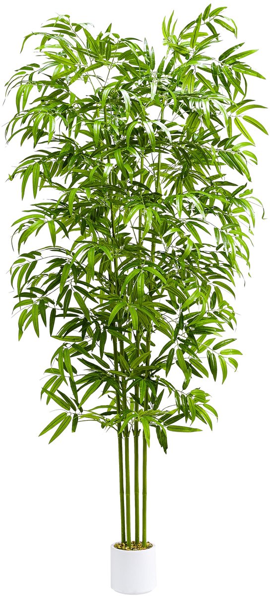 TXABL Kunstmatige Bamboe Plant Groot 180cm Kunstboom Bamboe Nep Plant Kunstplanten zoals echt in een pot voor decoratie woonkamer appartement balkon kantoor, huis, slaapkamer, tuin