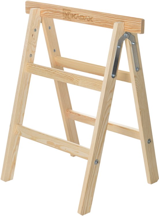 KADAX Inklapbare trapladder, stabiele trapladder, lichte