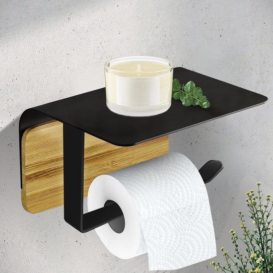 Merrwon Toiletpapierhouder, toiletrolhouder, zelfklevend