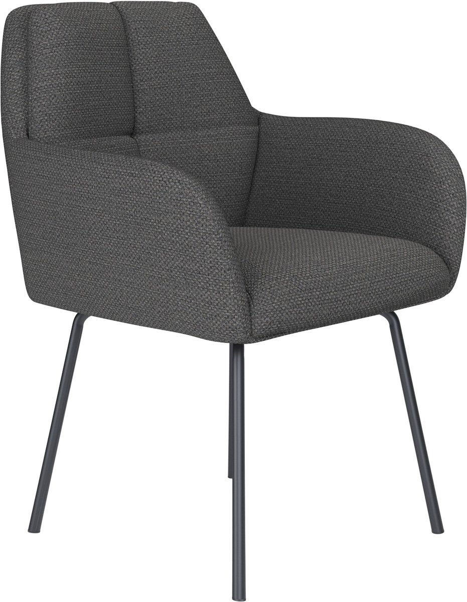 Housecraft Living Pete Eetkamerstoel Metaal Grijs