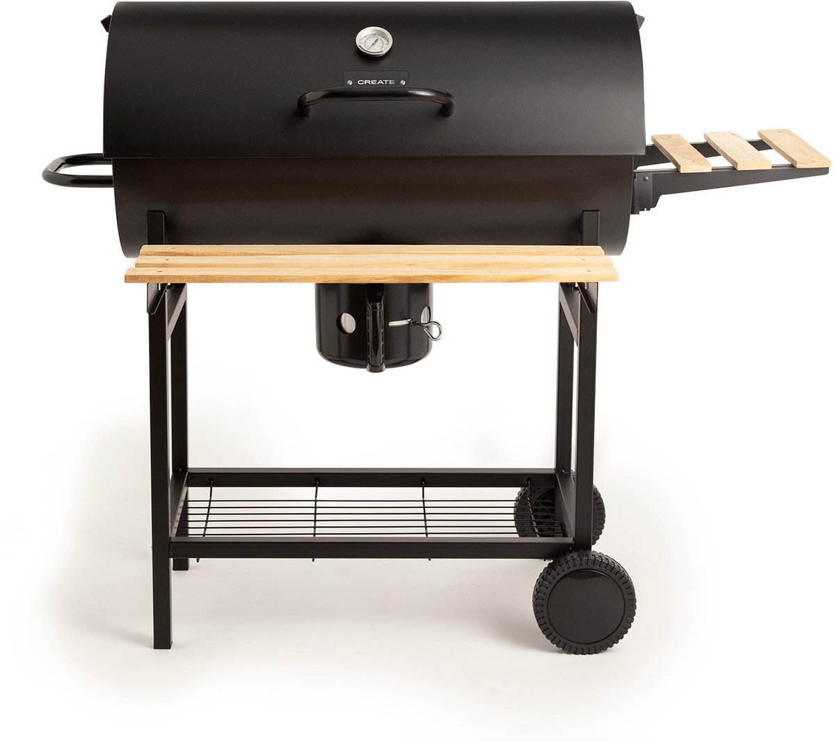 CREATE - Houtskoolbarbecue met wielen - BBQ SMOKEY