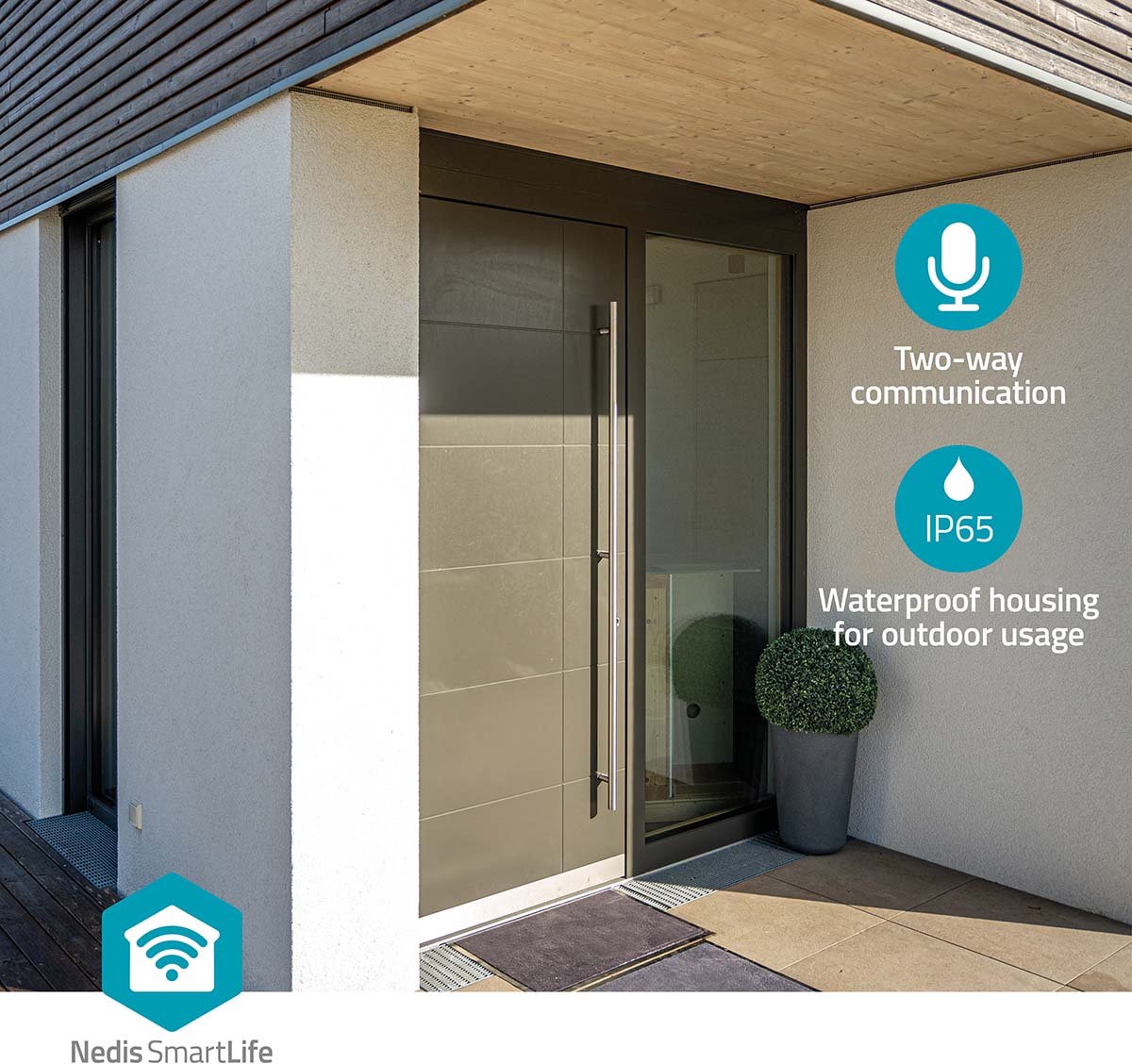 Nedis SmartLife Beveiligingscamera Buiten met - afbeelding 3